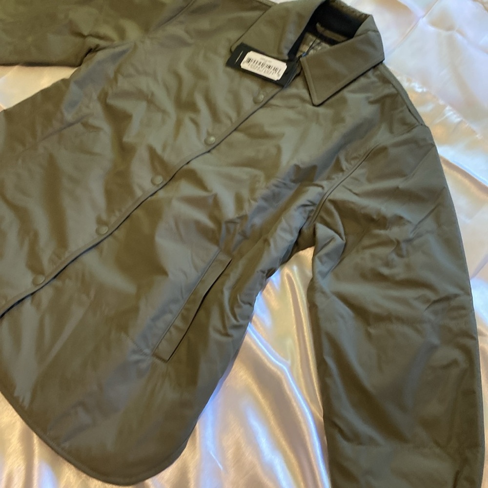 Olive Green Women's Jacket - Picture 2 of 5